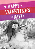Purple Valentine Shades 5x7 Folded Card