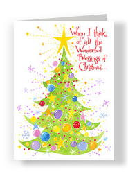 Blessings of Christmas 5x7 Folded Card