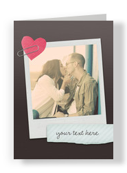 Heart DIY Photo 5x7 Folded Card