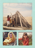 Aqua Frame Photo 5x7 Folded Card