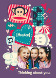 Not Creepy Thinking 5x7 Folded Card