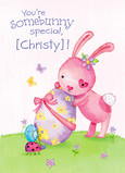 Somebunny Special 5x7 Folded Card