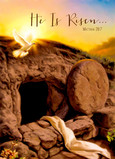 He is Risen 5x7 Folded Card