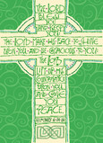 Green Cross 5x7 Folded Card