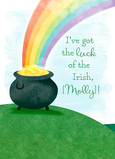 Pot of Gold 5x7 Folded Card