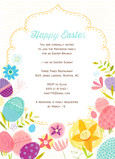 Happy Easter Invite 5x7 Flat Card