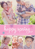 Pink Happy Spring 5x7 Flat Card