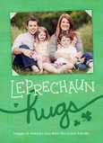Leprechaun Hugs 5x7 Flat Card