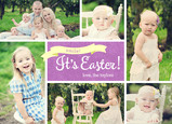 Purple Its Easter 7x5 Flat Card
