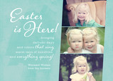 Easter Is Here 7x5 Flat Card