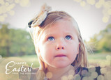 Bright Light Easter 7x5 Flat Card