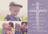 Lavender Cross 7x5 Folded Card
