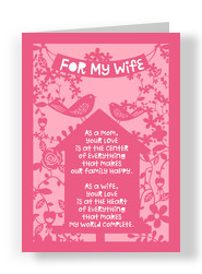 Mother's Day Birdhouse 5x7 Folded Card