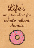 Birthday Donut Calories 5x7 Folded Card