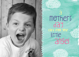 From Your Little "Angel" 7x5 Folded Card