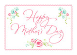 Watercolor Mother's Day Floral 7x5 Folded Card