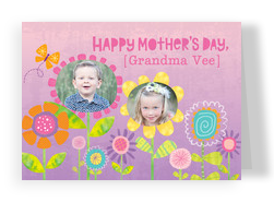 Grandma's Photo Garden 7x5 Folded Card