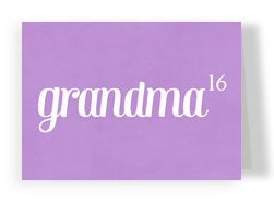 Grandma to the Nth Degree 7x5 Folded Card