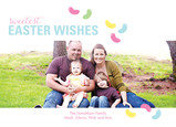 Colorful Jelly Beans with Photo 7x5 Flat Card