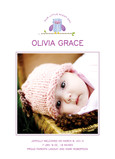 Cute Owl Photo Birth Announcement 5x7 Flat Card