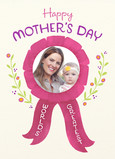 Mother's Day Ribbon 5x7 Folded Card