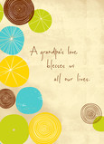 The Blessing of Grandpa's Love 5x7 Folded Card