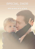 Special Dads Photo Card 5x7 Folded Card