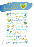 Handlettered Husband Words 5x7 Folded Card