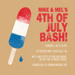 Rocket Pop 4th of July Invitation 4.75x4.75 Flat