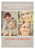 Simple Rustic Photo Save-the-date 5x7 Flat Card