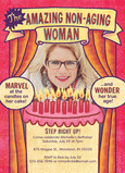 Non-aging Woman Birthday Invitation 5x7 Flat Card