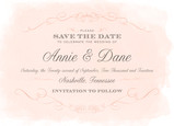 Classic Vintage Save-the-date 7x5 Flat Card