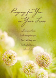 Photo Floral Sympathy 5x7 Folded Card