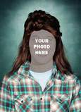 Automatic Mullet 5x7 Folded Card