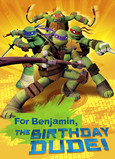 Turtle Power Birthday 5x7 Folded Card