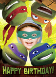 Ninja Turtle Photo Head 5x7 Folded Card