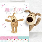 Boofle For Mommy card and plush 5x7 Folded Card