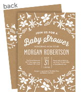 Custom Baby Shower Invitations Personalize With Cardstore