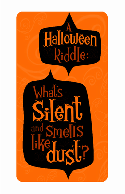 A Halloween Riddle Greeting Card - Halloween Printable 