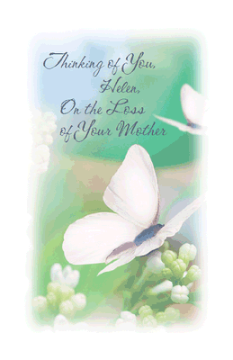 "Sympathy for Mother's Loss"  Encouragement Printable 