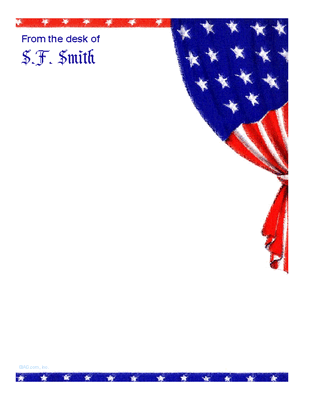 Patriotic Stationery - 4th of July Printable Card | American Greetings