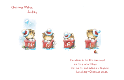 For a Special Daughter Greeting Card - Christmas Printable 