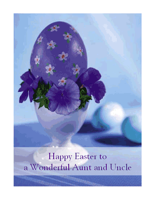 printable cards you i love Greeting Wonderful  Printable  Uncle Easter Card & Aunt