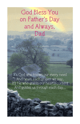 A Blessing for You, Dad Greeting Card - Father's Day Printable Card