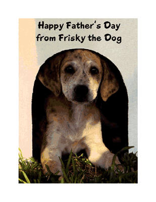 "From the Dog" | Father's Day Printable Card | Blue Mountain eCards