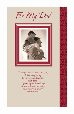 To Dad from Son Greeting Card - Father's Day Printable 
