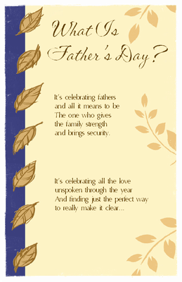what is fathers day fathers day printable card
