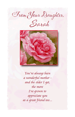 To Mom From Daughter Greeting Card - Mother's Day 