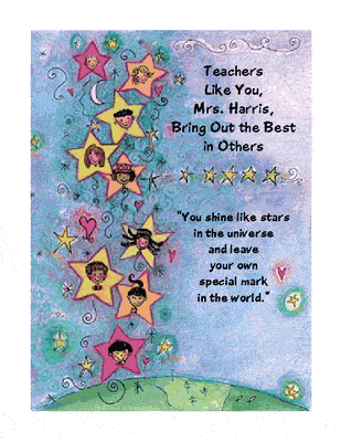 For a Caring Teacher Greeting Card - Season's Greetings 