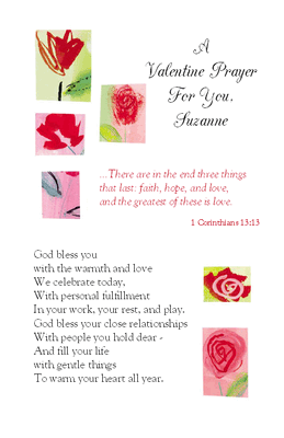 "A Valentine Prayer" | Valentine's Day Printable Card | Blue Mountain